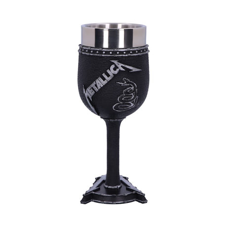 Metallica Black Album Goblet Wine Glass Default Title - Goblets & Chalices at Gift Moments