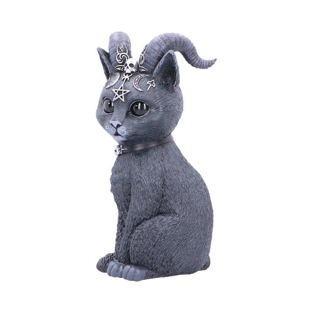 Large Pawzuph Horned Occult Cat Figurine - Figures & Collectables at Gift Moments