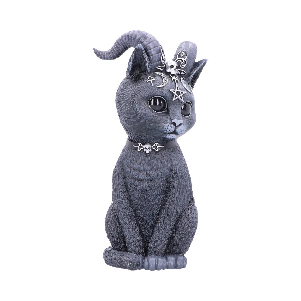 Large Pawzuph Horned Occult Cat Figurine - Figures & Collectables at Gift Moments