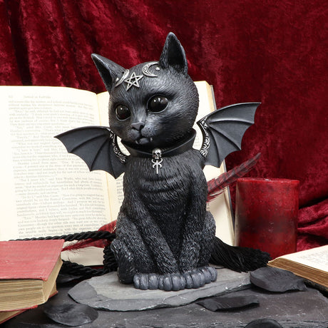 Large Malpuss Winged Occult Cat Figurine - Figures & Collectables at Gift Moments