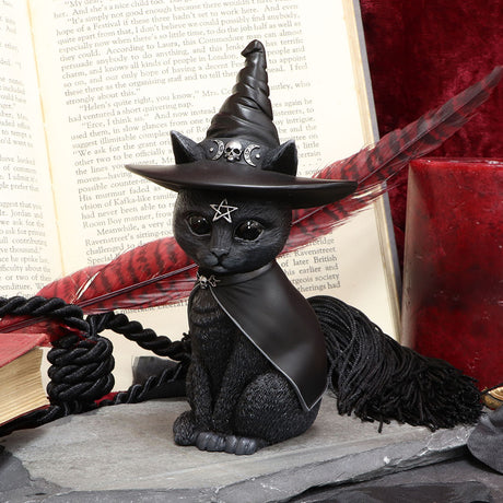 Purrah Witches Hat Occult Cat Figurine - Figures & Collectables at Gift Moments