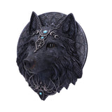 Dark Gothic Magical Wolf Moon Wall Hanging Plaque - Wall Hanging Sculptures at Gift Moments