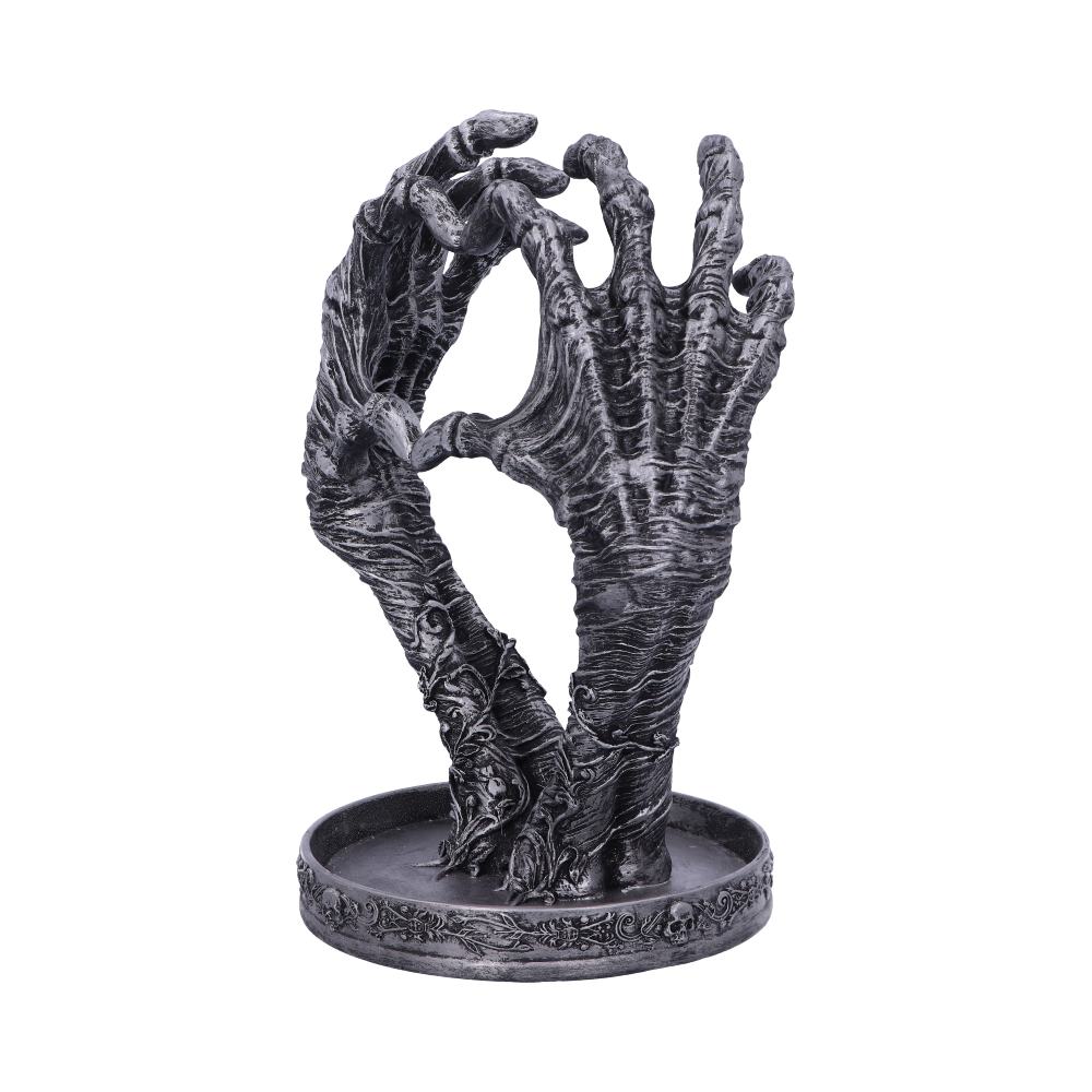 Gothic Mummified Love Heart Hands Jewellery Dish Holder - Figures & Collectables at Gift Moments