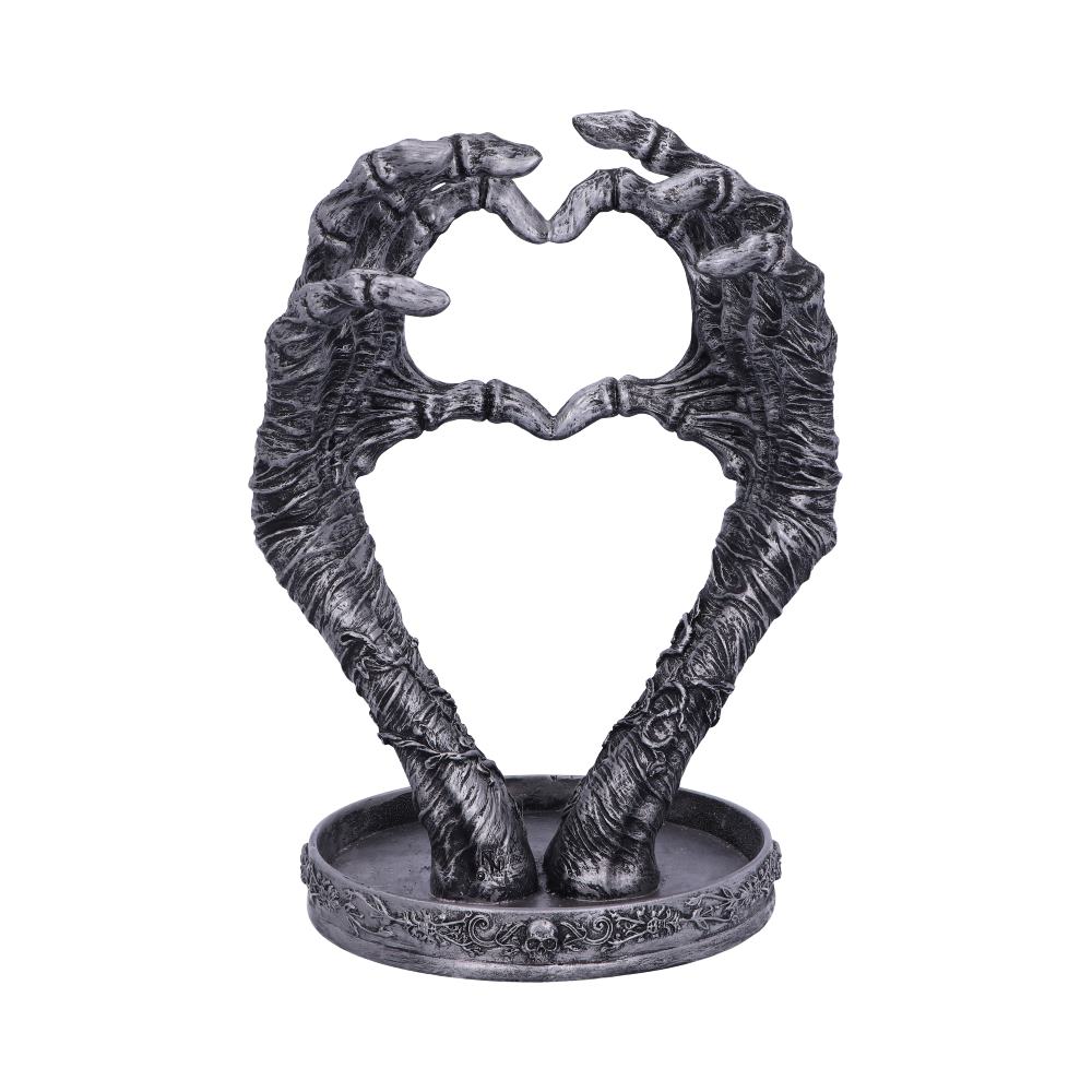 Gothic Mummified Love Heart Hands Jewellery Dish Holder - Figures & Collectables at Gift Moments