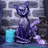 Purple Mystic Kitty 26cm Ouija Cat Figurine - Figures & Collectables at Gift Moments