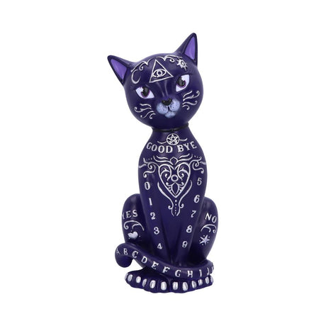 Purple Mystic Kitty 26cm Ouija Cat Figurine Default Title - Figures & Collectables at Gift Moments