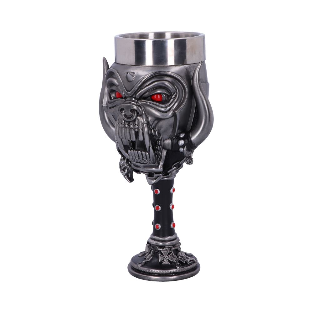 Motorhead Snaggletooth Warpig Goblet Glass - Goblets & Chalices at Gift Moments