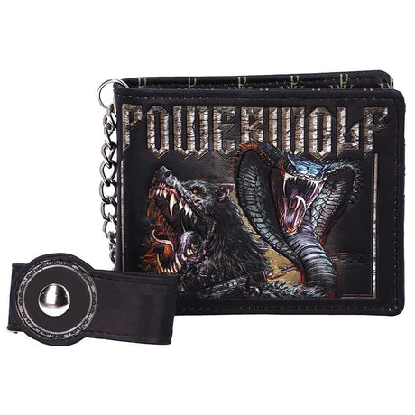 Powerwolf Kiss of the Cobra King Embossed Wallet Default Title - Wallets at Gift Moments