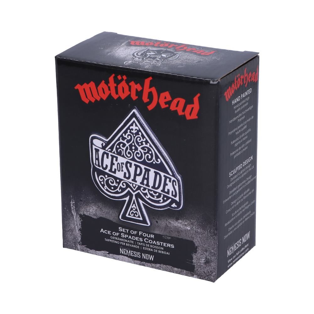 Motorhead Set of Four Ace of Spades Resin Coasters - Coasters at Gift Moments