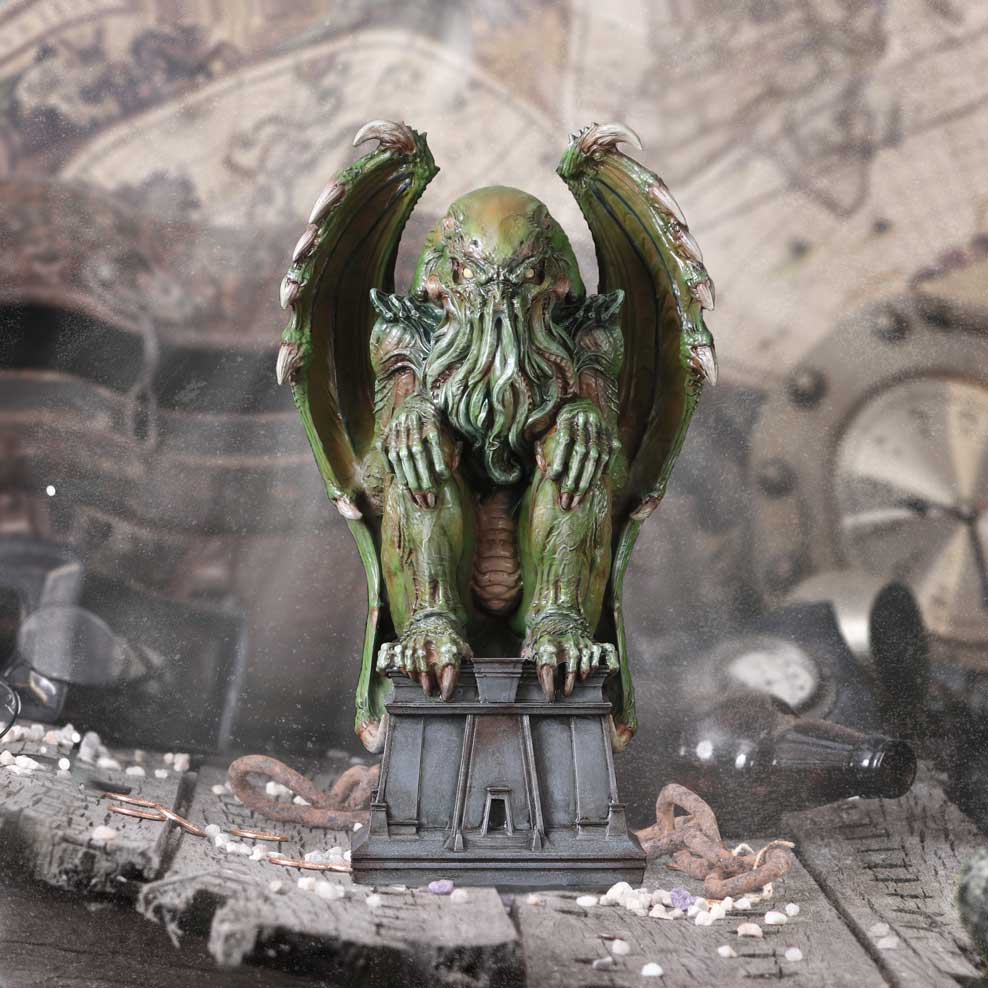 Emerald Cthulhu Figurine - Figures & Collectables at Gift Moments