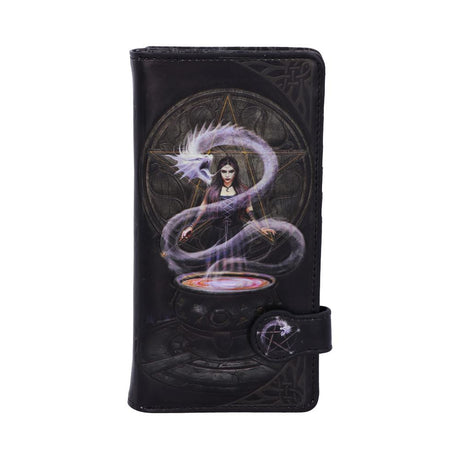 Anne Stokes The Summoning Witch and Dragon Embossed Purse Default Title - Purses at Gift Moments