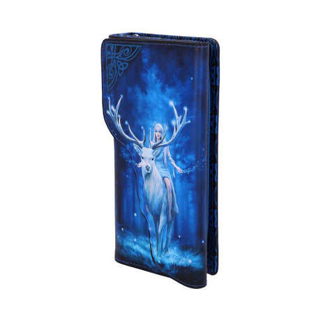 Anne Stokes Fantasy Forest Elven Queen and Stag Embossed Purse - Purses at Gift Moments