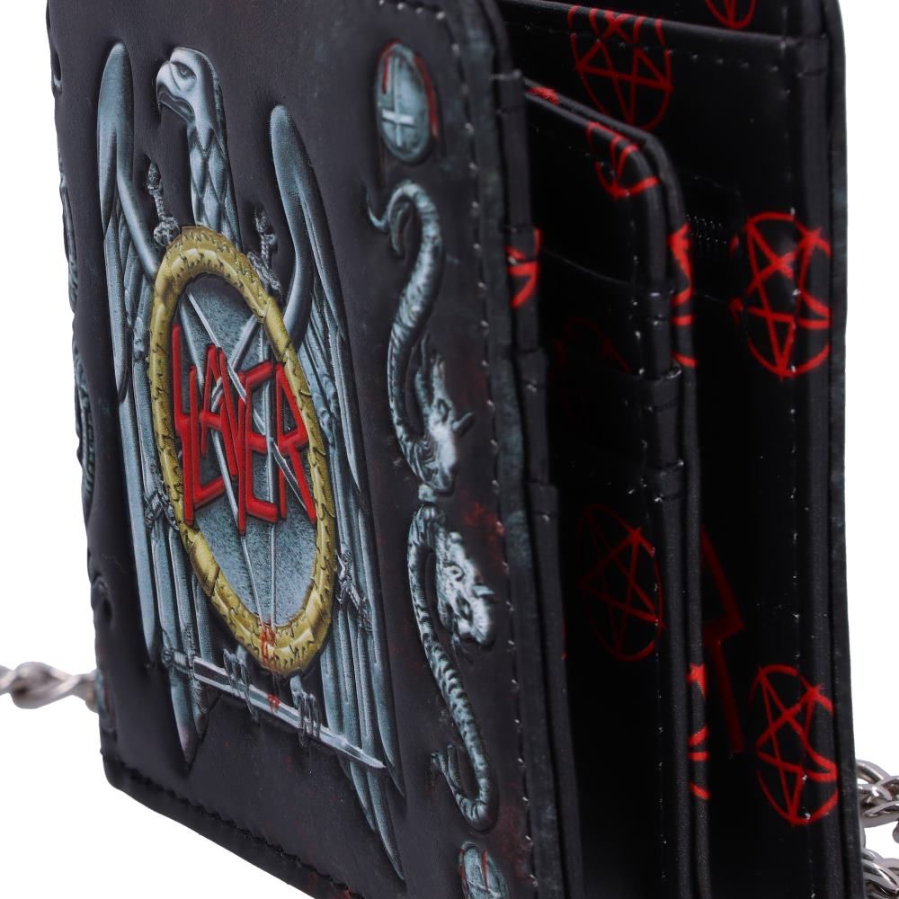 Slayer Eagle Logo Embossed Wallet Purse - Wallets at Gift Moments