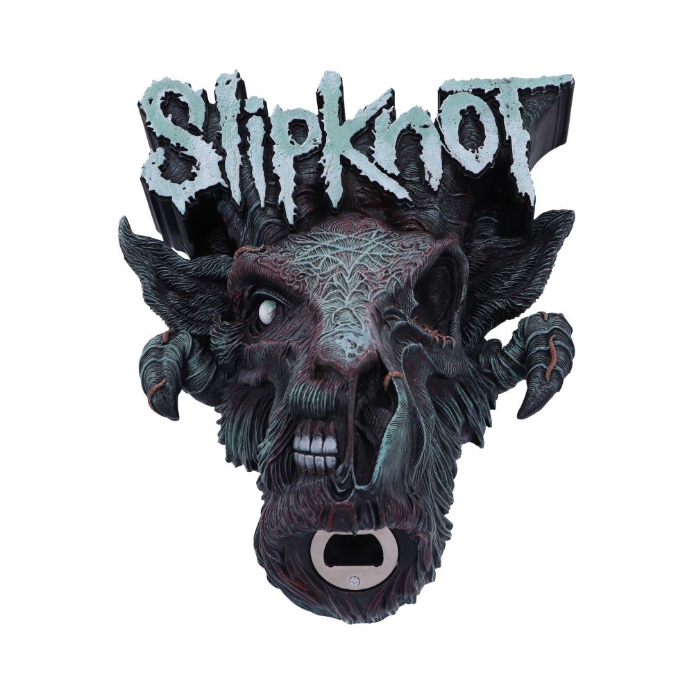 Officially Licensed Slipknot Infected Goat Logo Wall Mounted Bottle Opener - Bottle Openers at Gift Moments