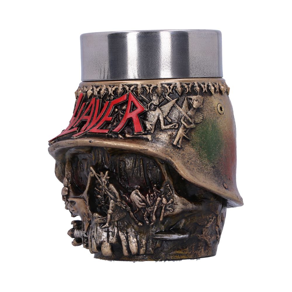 Slayer Eagle Helmet Skull Logo Shot Glass - Shot Glasses at Gift Moments