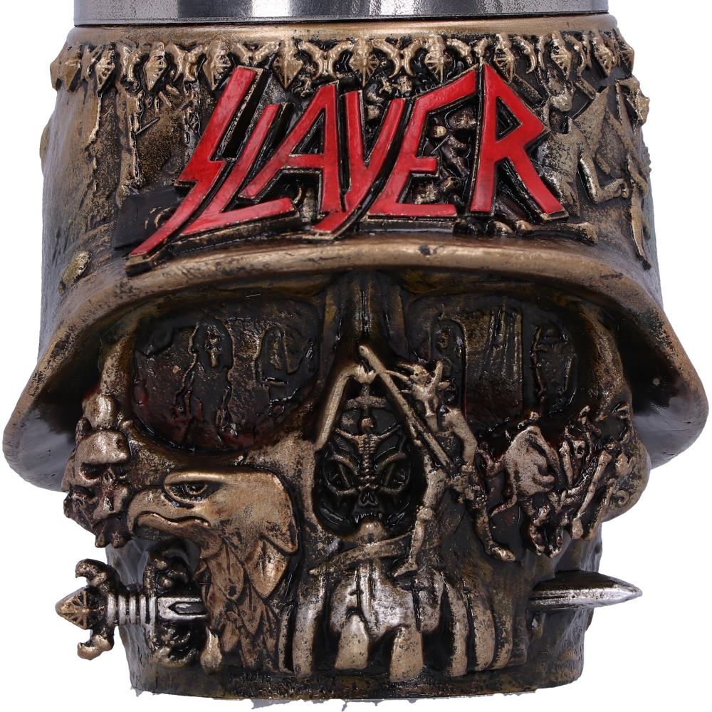 Slayer Eagle Helmet Skull Logo Shot Glass - Shot Glasses at Gift Moments