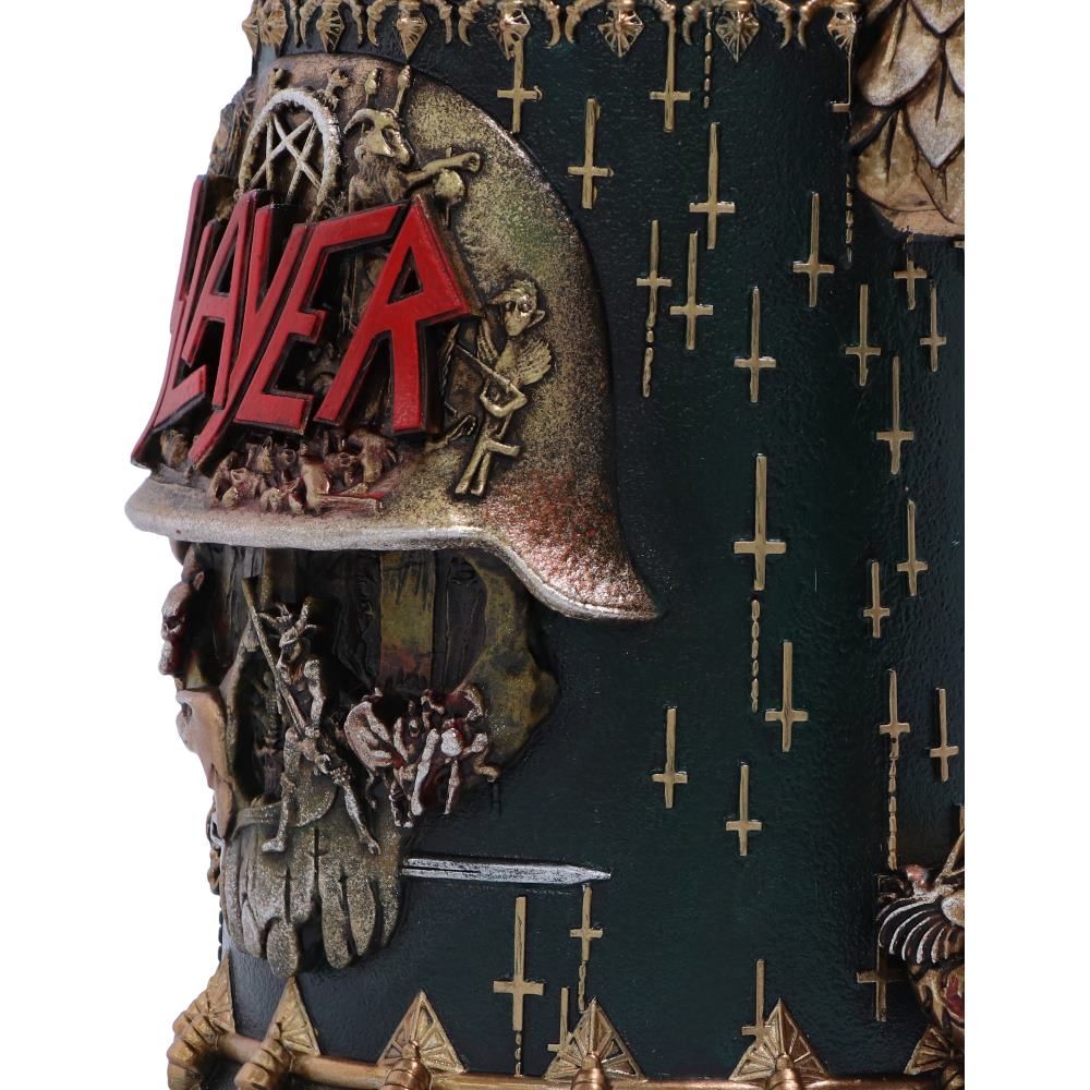 Slayer Eagle Helmet Skull Logo Tankard - Tankards at Gift Moments