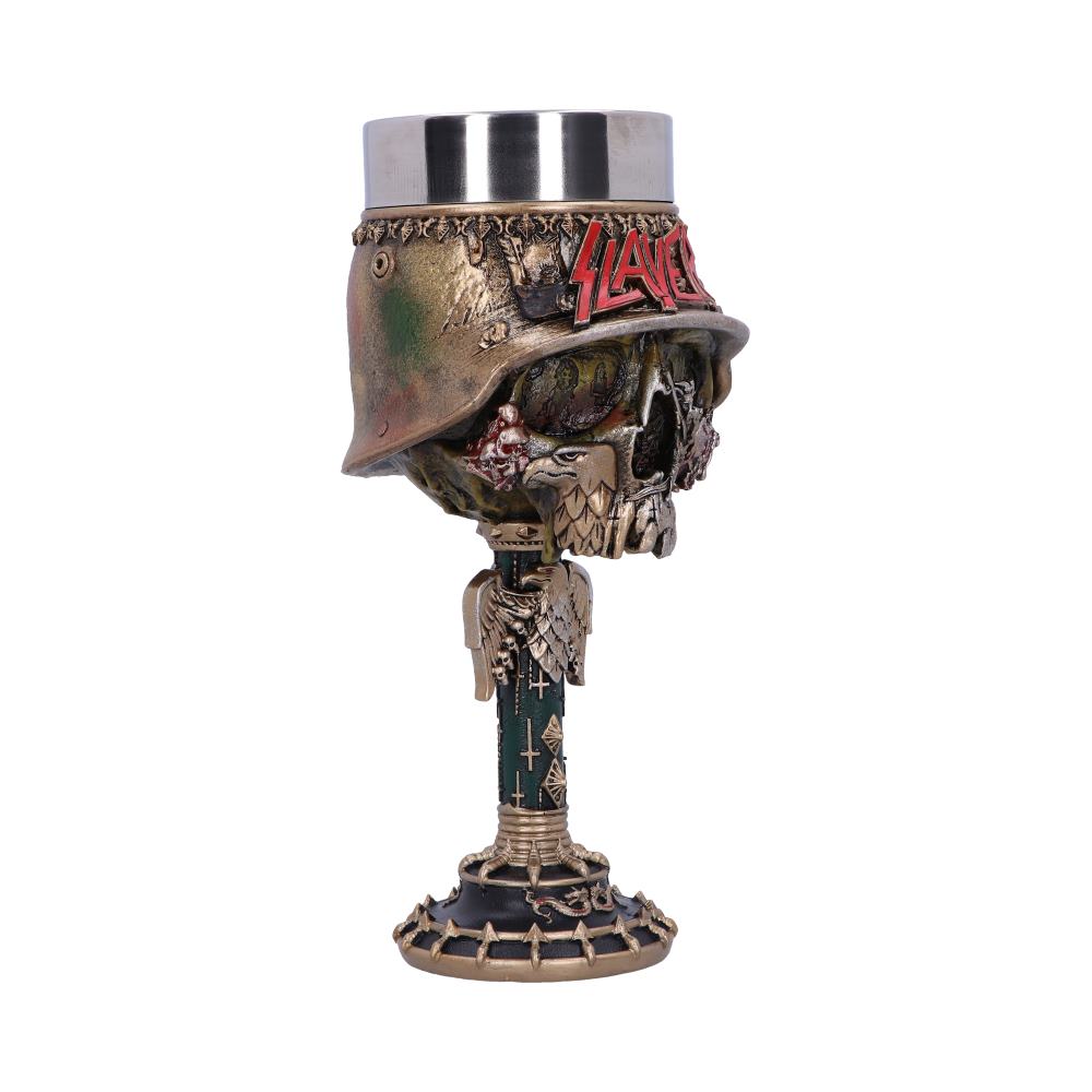 Slayer Eagle Helmet Skull Logo Goblet - Goblets & Chalices at Gift Moments