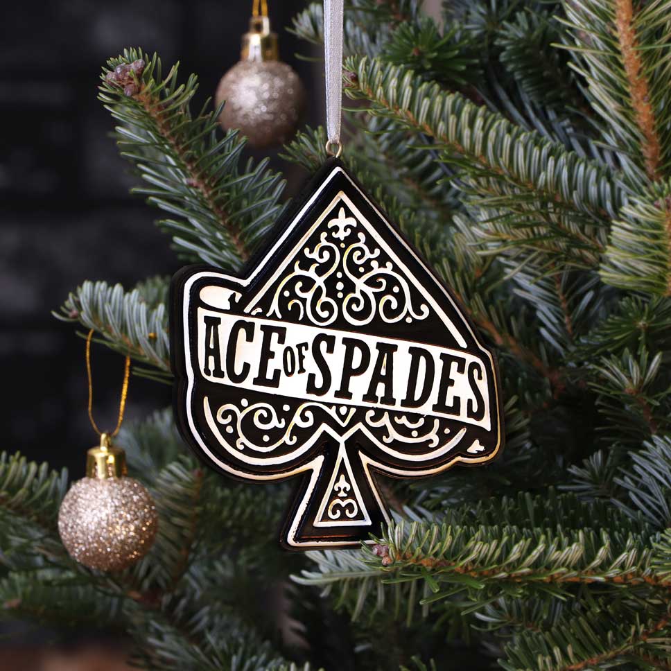 Motorhead Ace of Spades Hanging Ornament - Decorations at Gift Moments