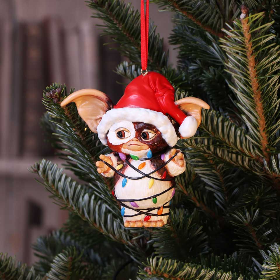 Gremlins Gizmo in Fairy Lights Hanging Ornament - Decorations at Gift Moments