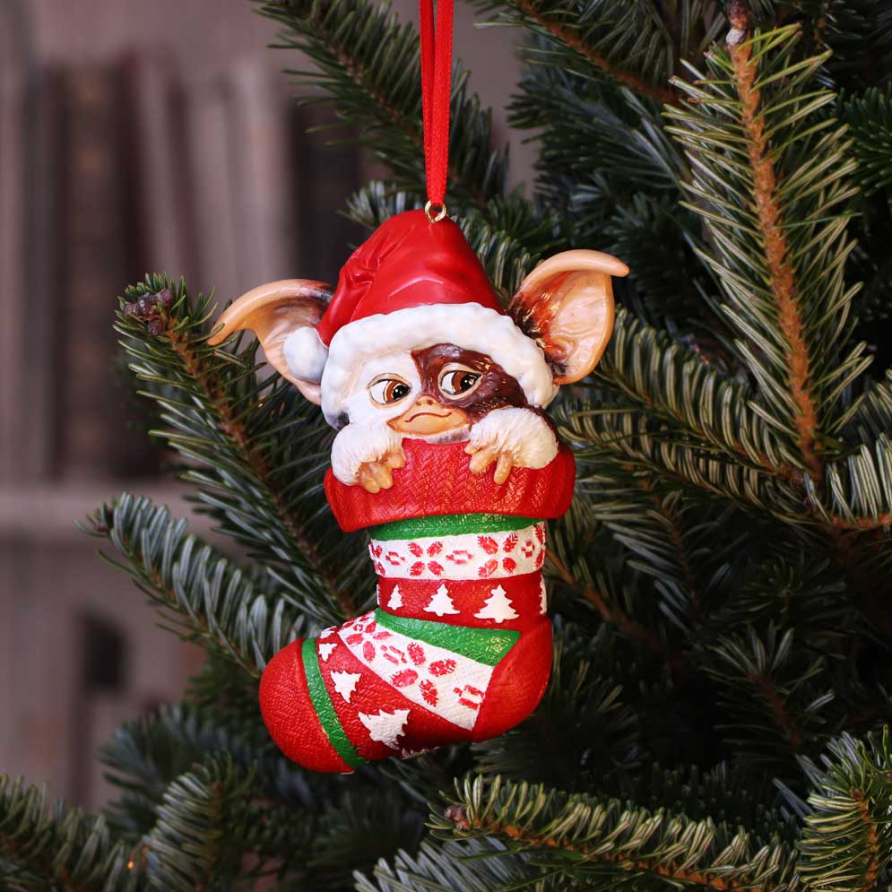 Gremlins Gizmo in Stocking Hanging Ornament - Decorations at Gift Moments