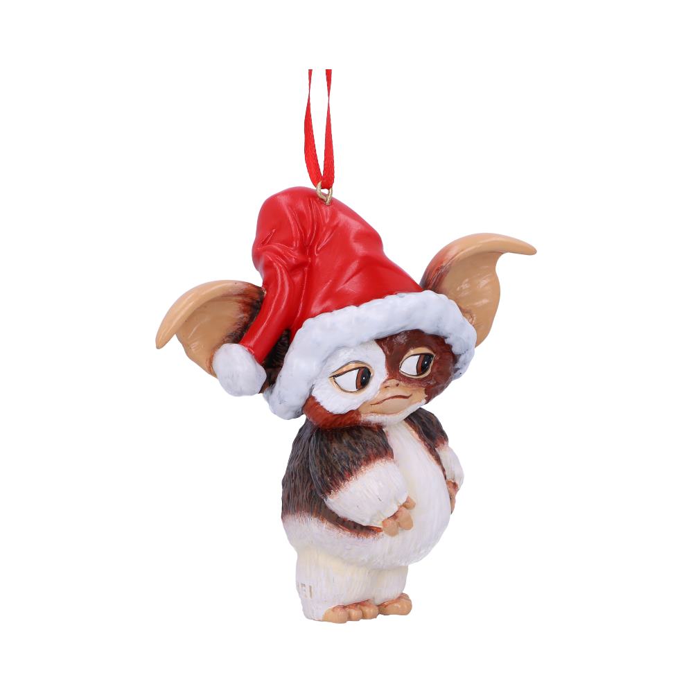 Gremlins Gizmo in Santa Hat Hanging Ornament - Decorations at Gift Moments