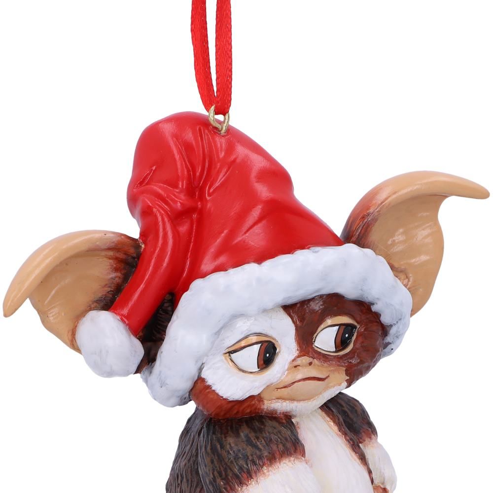 Gremlins Gizmo in Santa Hat Hanging Ornament - Decorations at Gift Moments