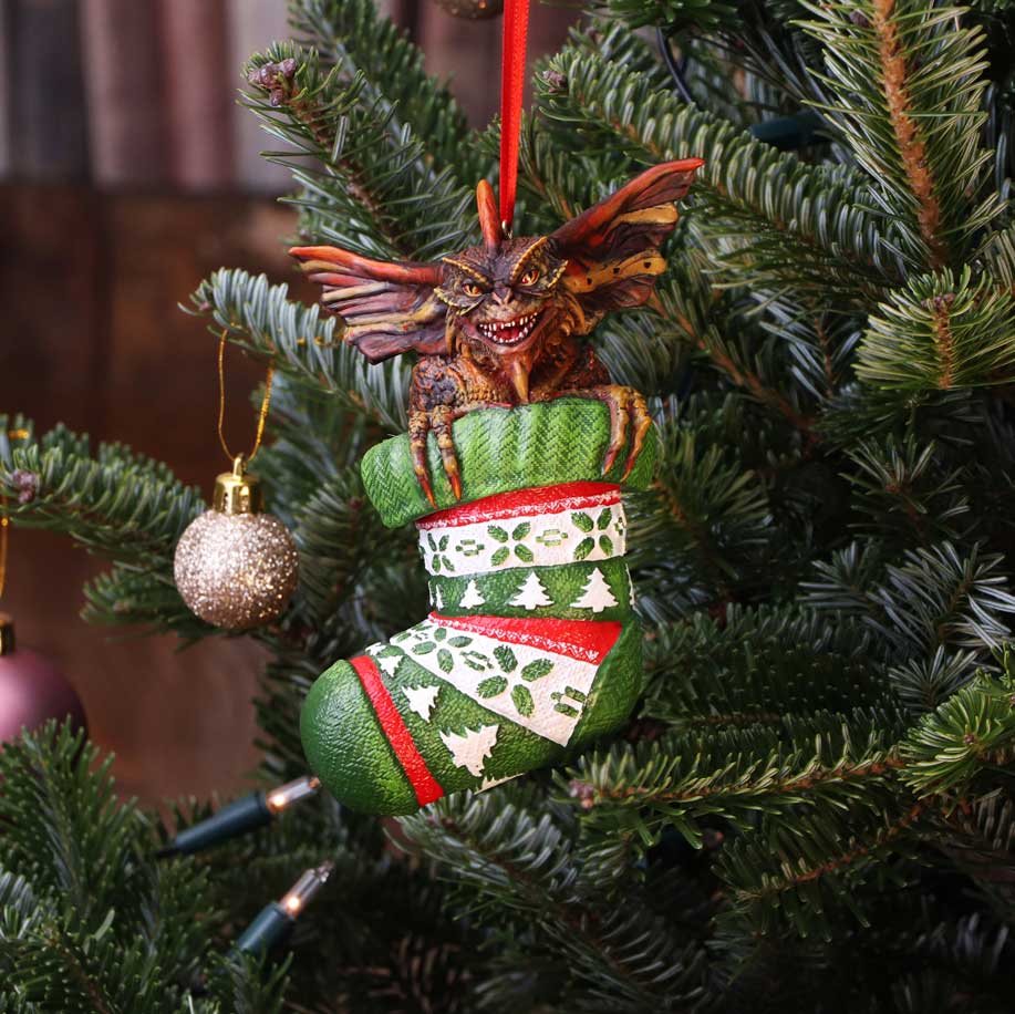 Gremlins Mohawk in Stocking Hanging Ornament - Decorations at Gift Moments