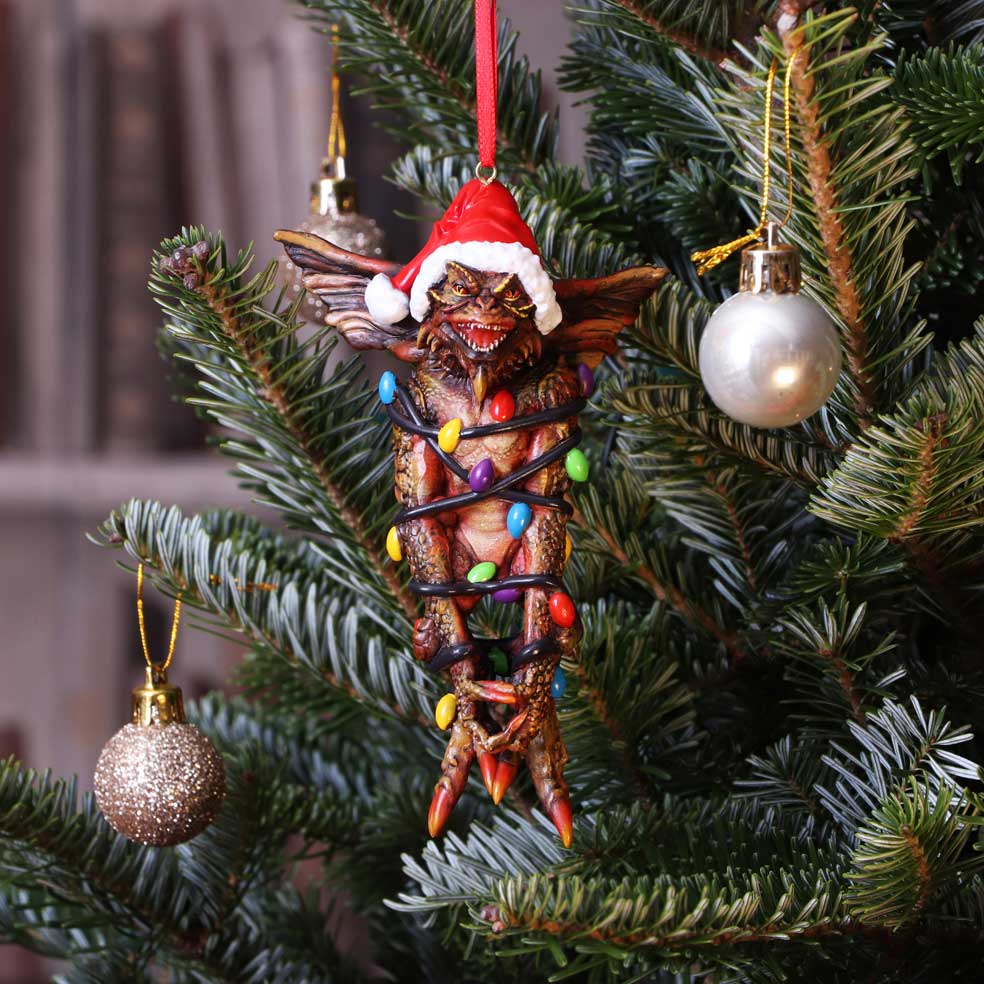 Gremlins Mowhawk in Fairy Lights Hanging Ornament - Decorations at Gift Moments