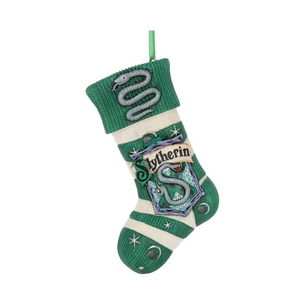 Harry Potter Slytherin Stocking Hanging Ornament Default Title - Decorations at Gift Moments