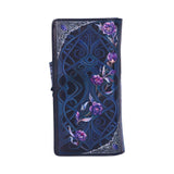 Ravens Flight Black Wing Floral Embossed Purse Wallet - Purses at Gift Moments