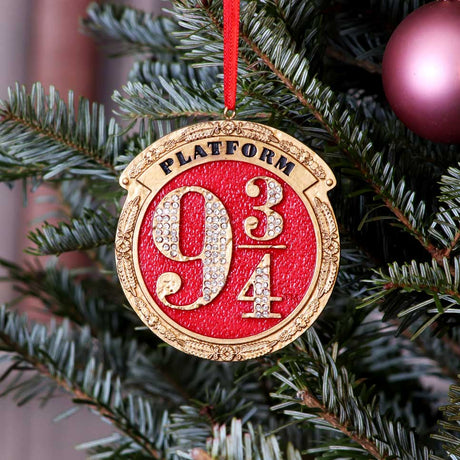 Harry Potter Platform 9 3/4 Hanging Ornament - Decorations at Gift Moments