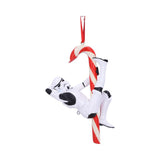 Original Stormtrooper Candy Cane Hanging Ornament Default Title - Decorations at Gift Moments