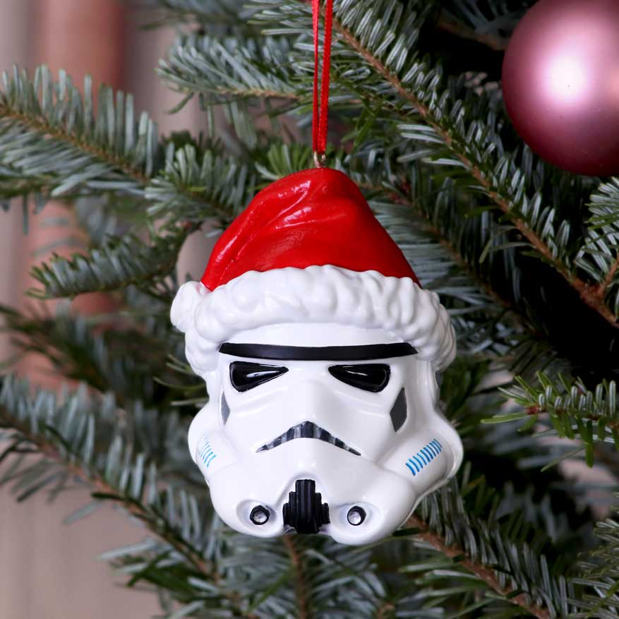 Original Stormtrooper Santa Hat Hanging Ornament - Decorations at Gift Moments