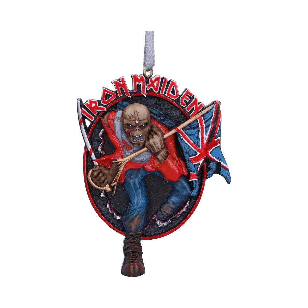 Iron Maiden The Trooper Hanging Ornament 8.5cm Default Title - Signs & Plaques at Gift Moments