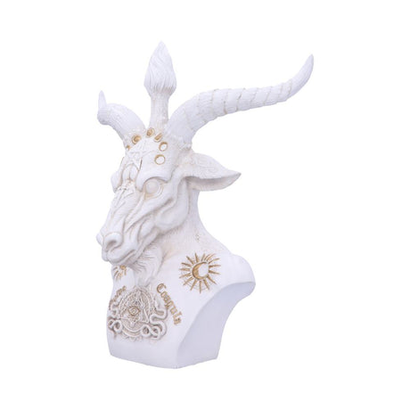 White Baphomet Bust 33.5cm - Figures & Collectables at Gift Moments