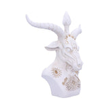 White Baphomet Bust 33.5cm - Figures & Collectables at Gift Moments