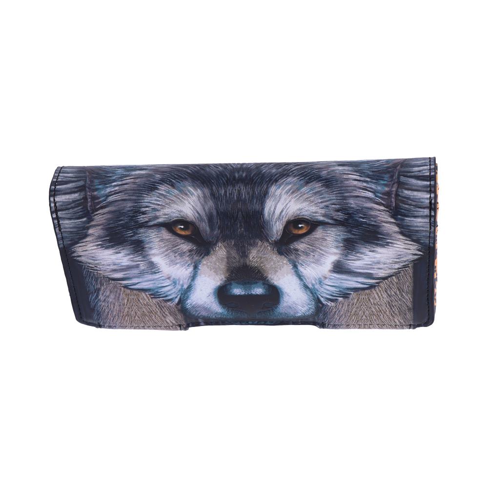 Guardian Wolf Embossed Purse 18.5cm - Purses at Gift Moments