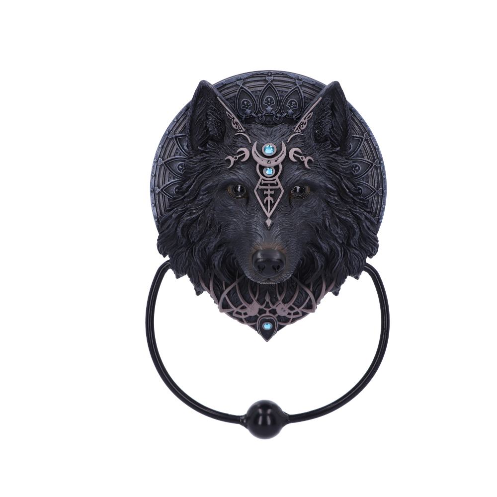 Wolf Moon Door Knocker 20.5cm Default Title - Door Knockers at Gift Moments