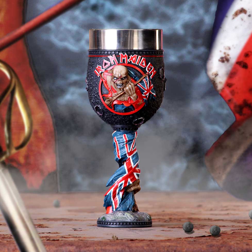 Iron Maiden The Trooper Goblet 19.5cm - Goblets & Chalices at Gift Moments