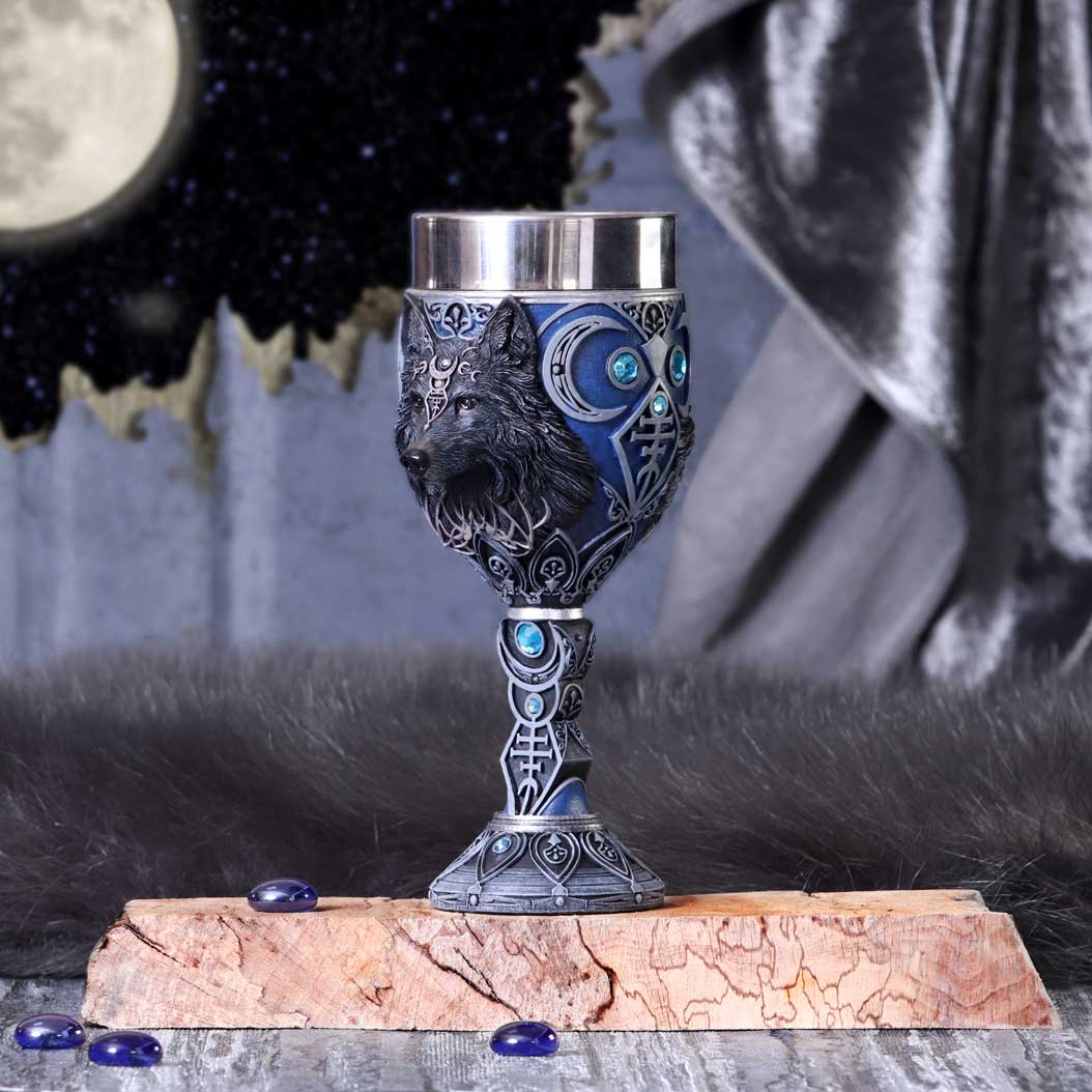 Wolf Moon Goblet 19.5cm - Goblets & Chalices at Gift Moments