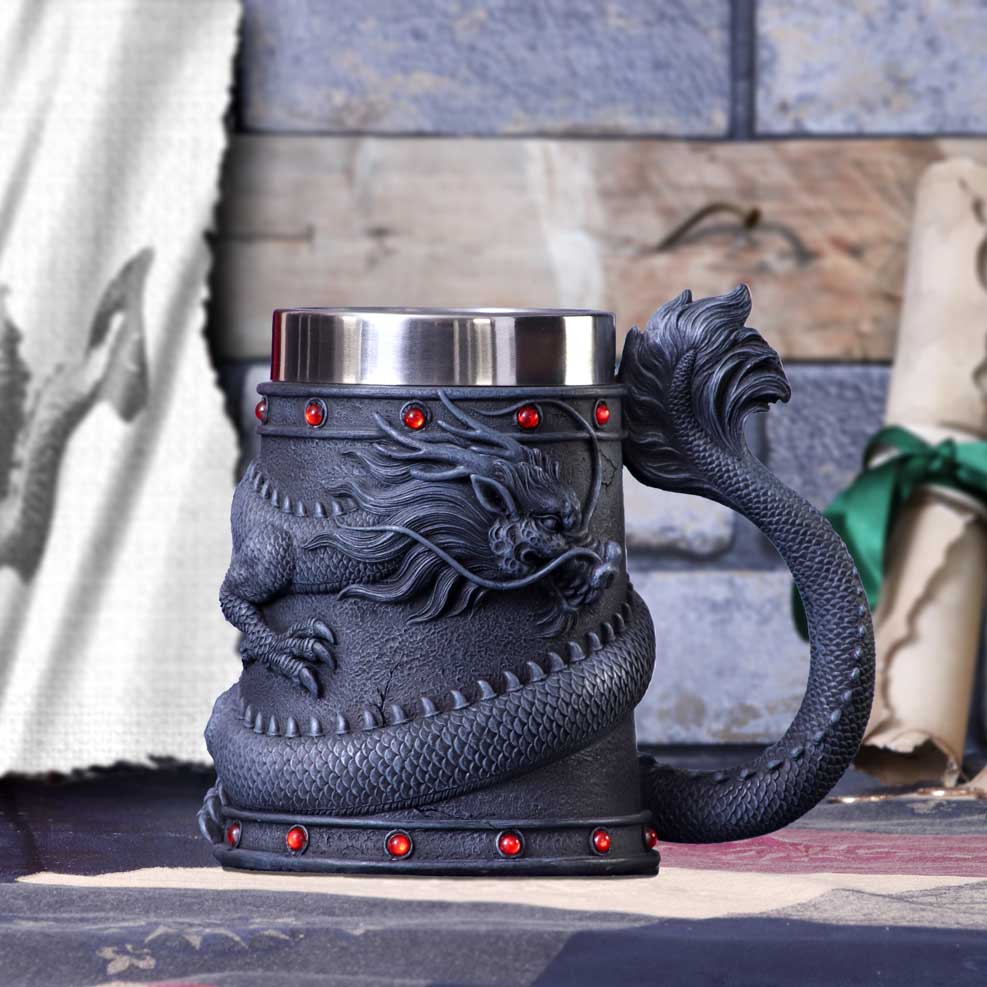 Dragon Coil Tankard 16cm - Tankards at Gift Moments