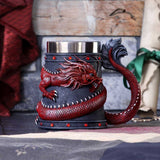 Dragon Coil Tankard Red 16cm - Tankards at Gift Moments