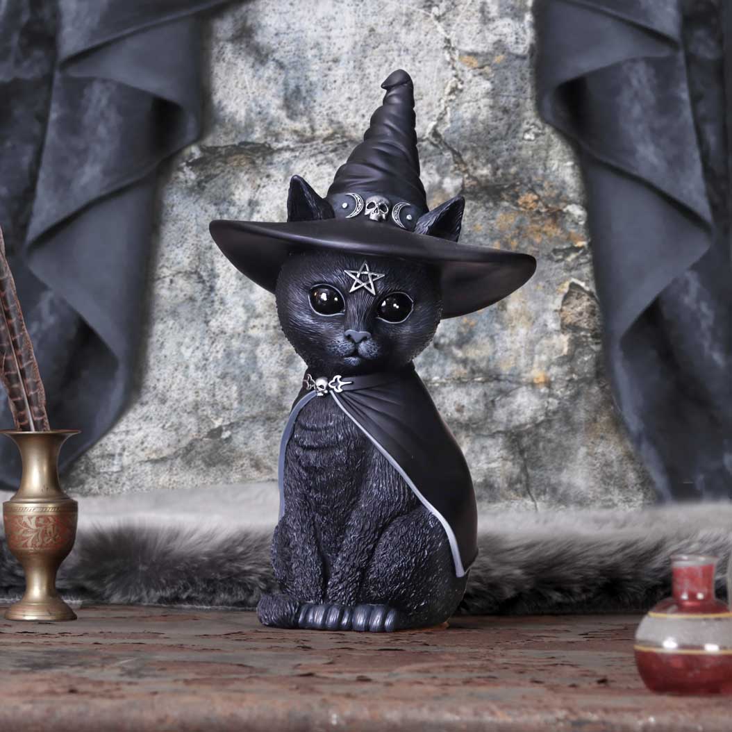 Cult Cuties Purrah Witch Cat Figurine 30cm (Large) - Figures & Collectables at Gift Moments