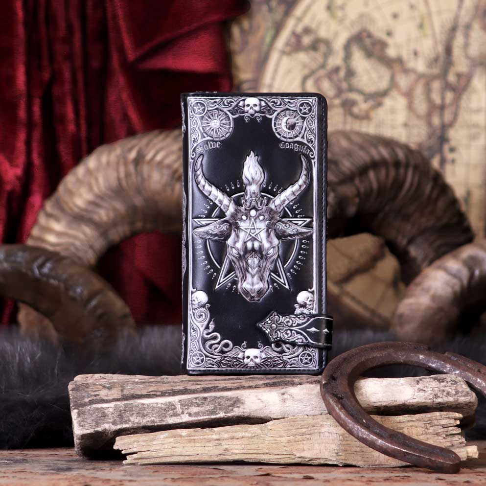 Baphomet Embossed Purse 18.5cm - Purses at Gift Moments