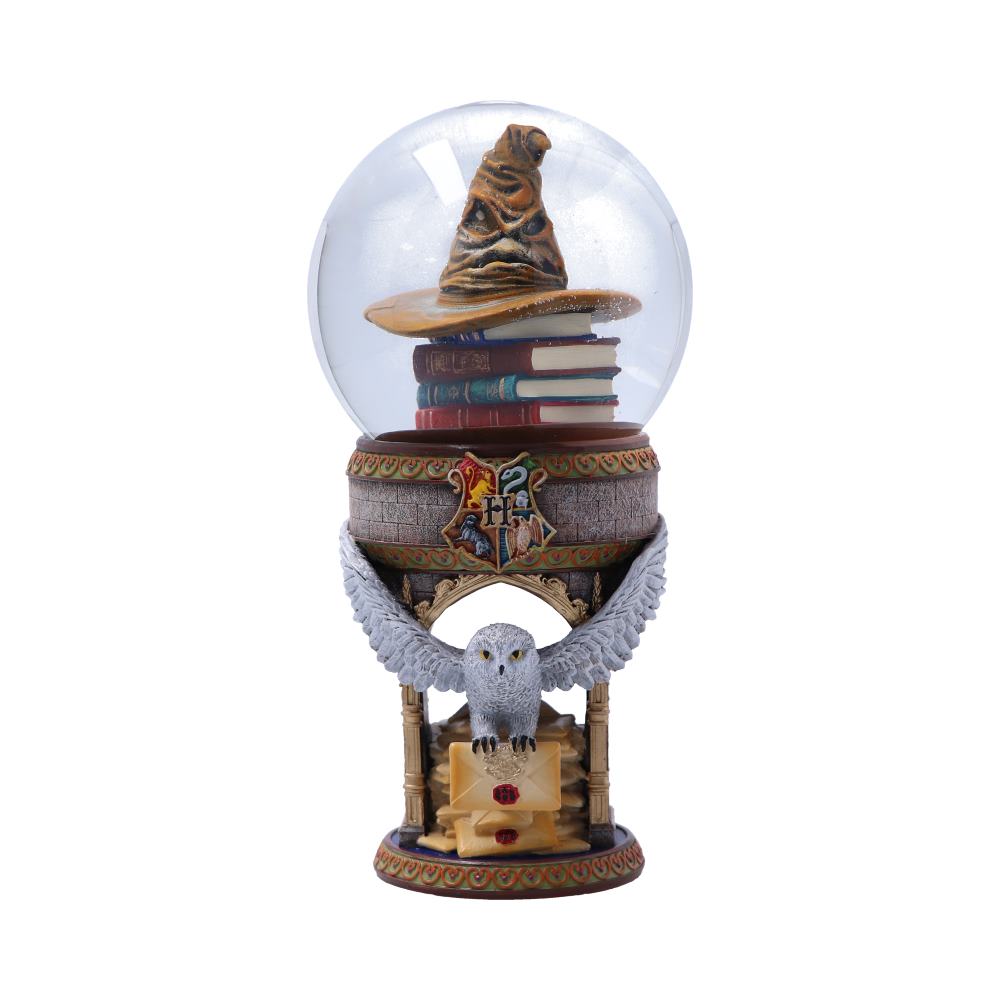 Harry Potter Hogwarts Snow Globe with Sorting Hat: 3 - Snow Globes By Harry Potter