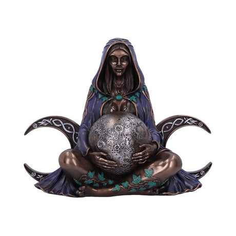 Triple Moon Goddess Bronze Statue 36cm Default Title - Figures & Collectables at Gift Moments