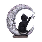 Luna Companion Moon and Cat Ornament 18.8cm Default Title - Figures & Collectables at Gift Moments