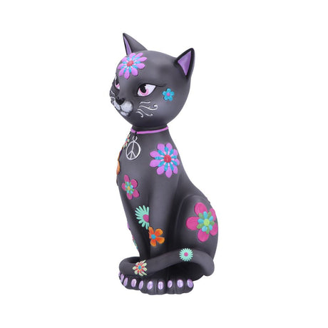 Hippy Kitty Black Cat Ornament 26cm - Figures & Collectables at Gift Moments