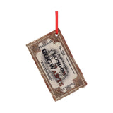 Harry Potter Hogwarts Express Ticket Hanging Ornament - Decorations at Gift Moments